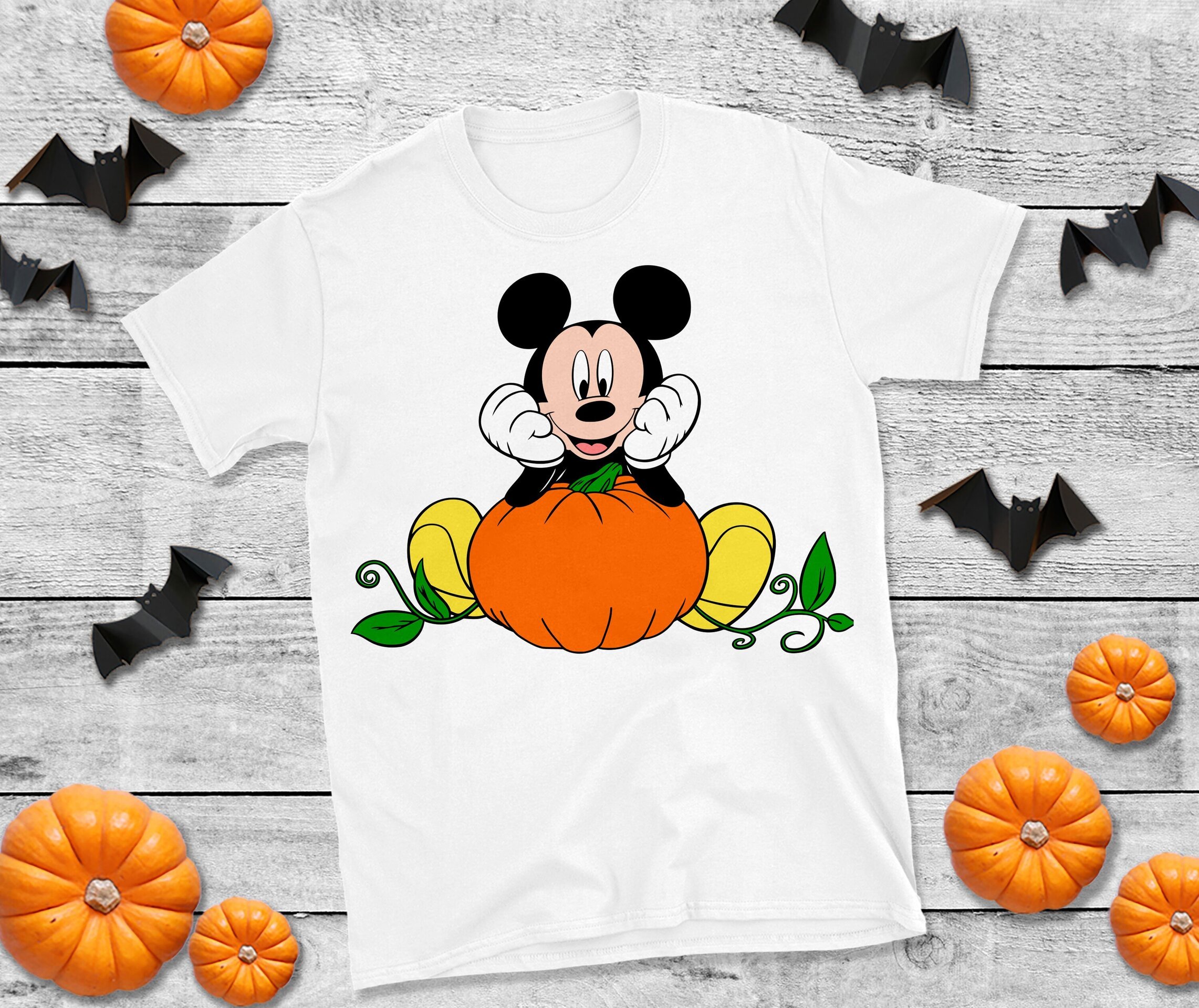 Camiseta Mickey Calabaza - 1