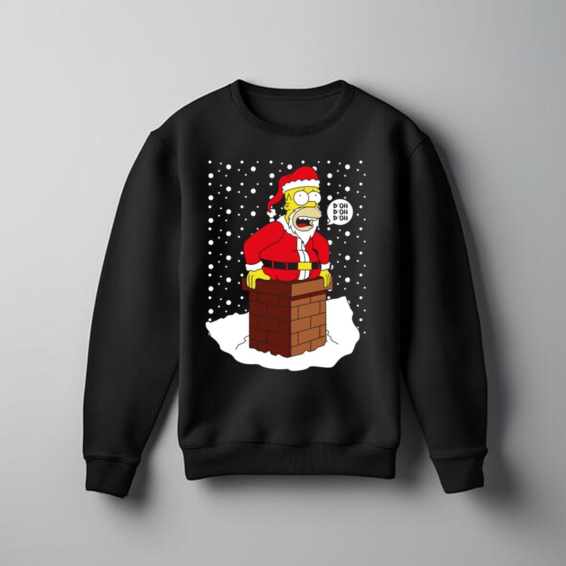 Sudadera Homer Papa Noel - 1