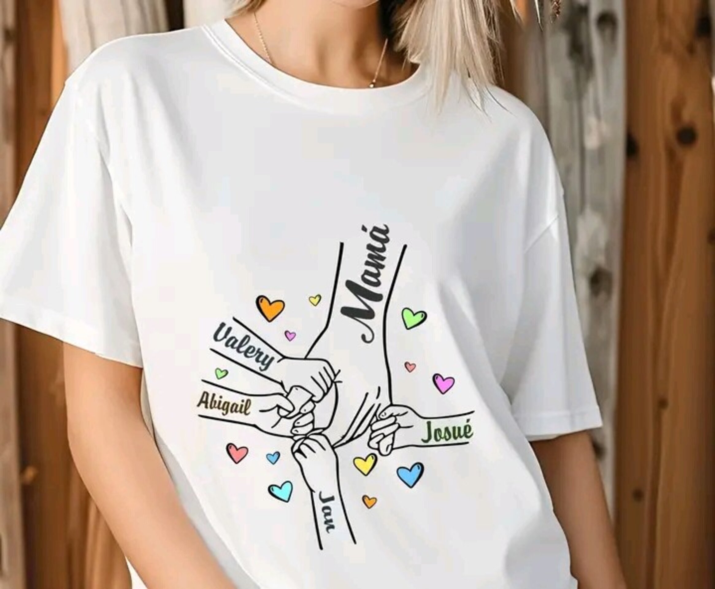 Camiseta Manos Mama - 3