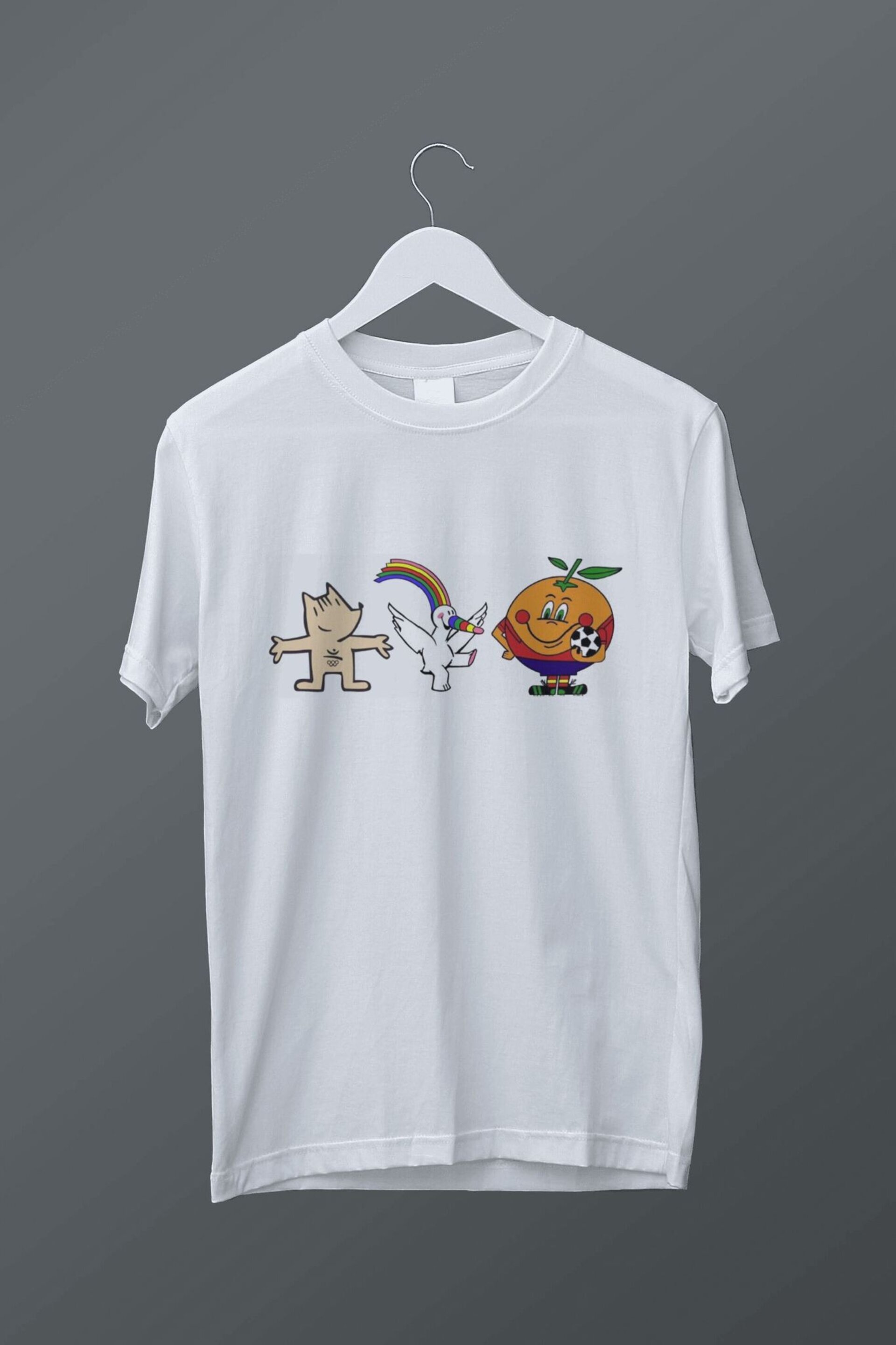 Camiseta Cobi, Curro y Naranjito - 1